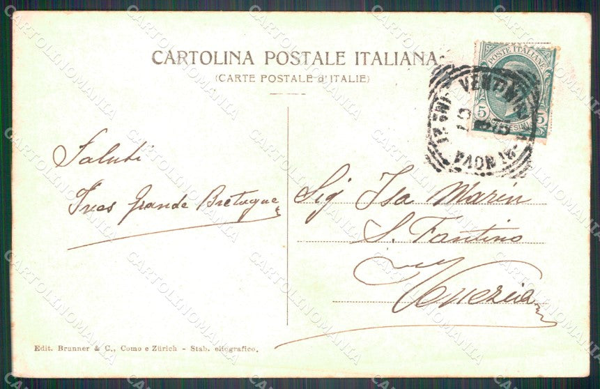 Imperia Sanremo Treno cartolina VK3559 – retro