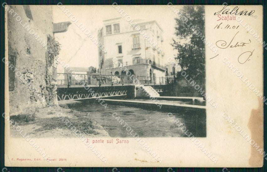 Salerno Scafati Ponte sul Sarno MACCHIA cartolina VK3581 – fronte