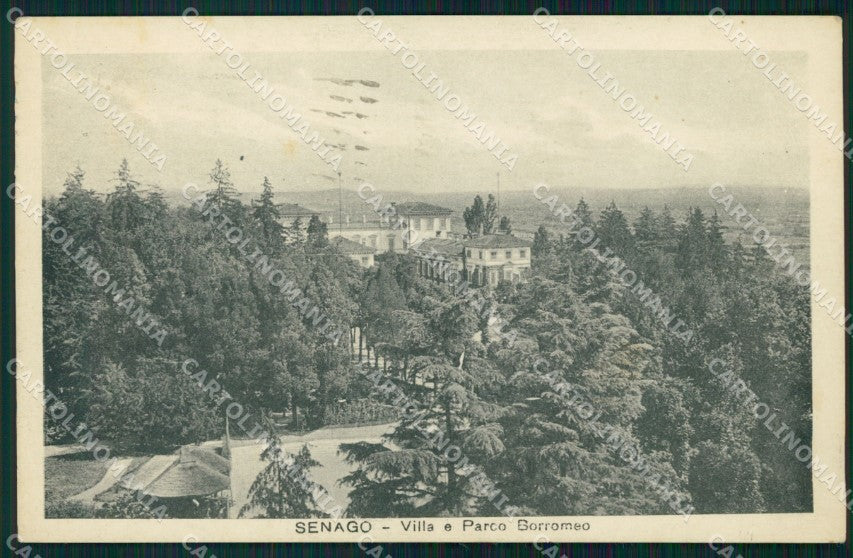 Milano Senago Parco Borromeo cartolina VK3585 – fronte