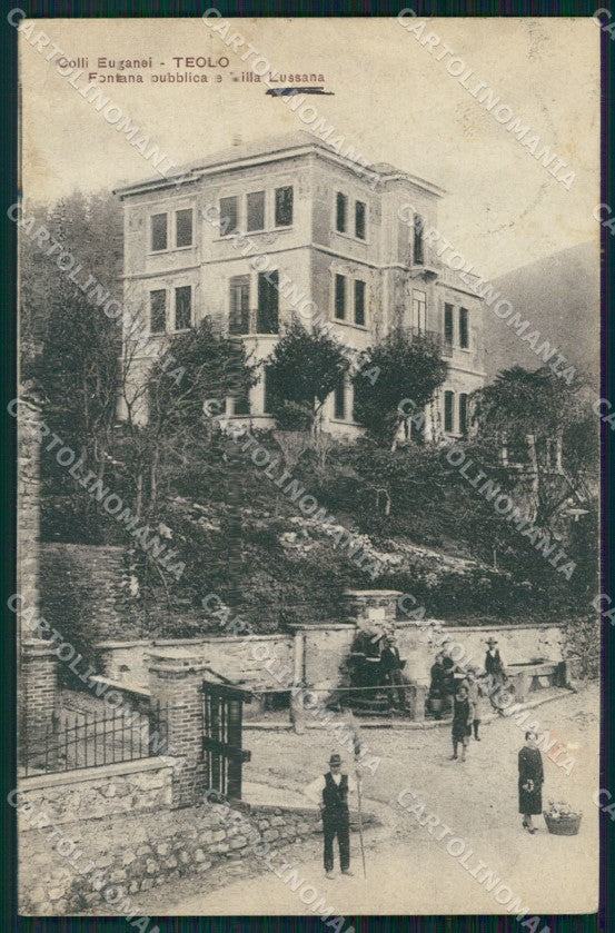 Padova Teolo Villa Lussana cartolina VK3601 – fronte