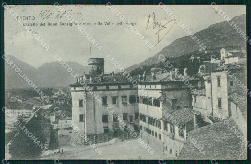 Trento città Castello del Buon Consiglio cartolina VK3604 – fronte