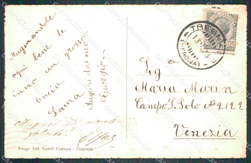 Verona Tregnago Villa Franchini cartolina VK3606 – retro
