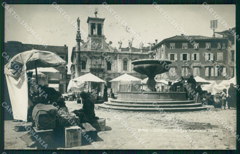 Udine città Piazza Mercato Nuovo cartolina VK3608 – fronte