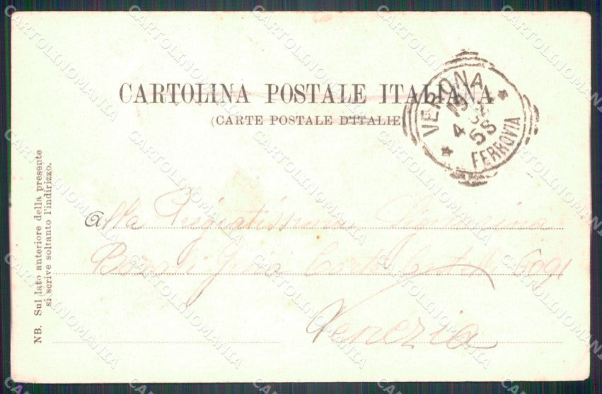 Verona città Ponte Scaligero cartolina VK3610 – retro