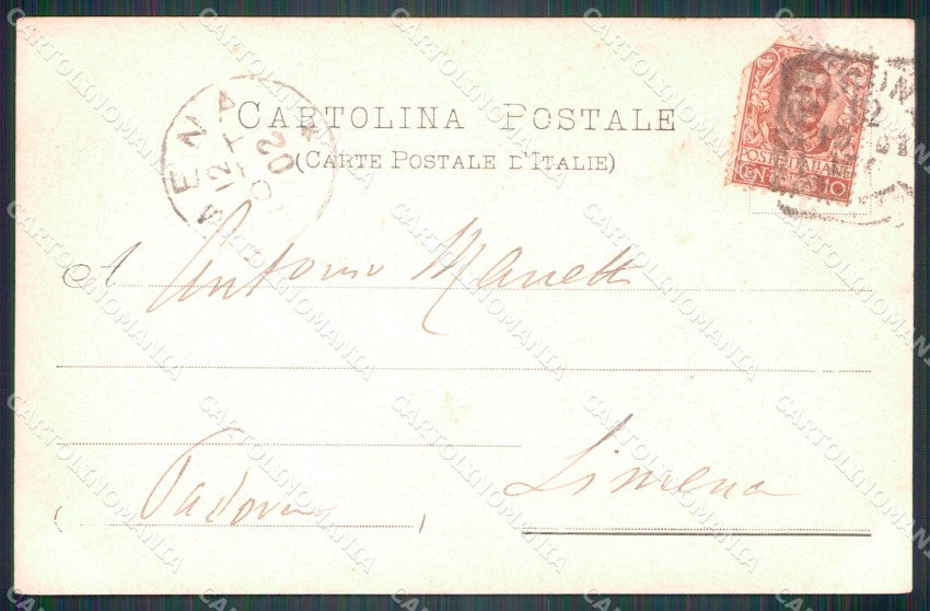 Verona città Piazza Erbe Mercato cartolina VK3612 – retro