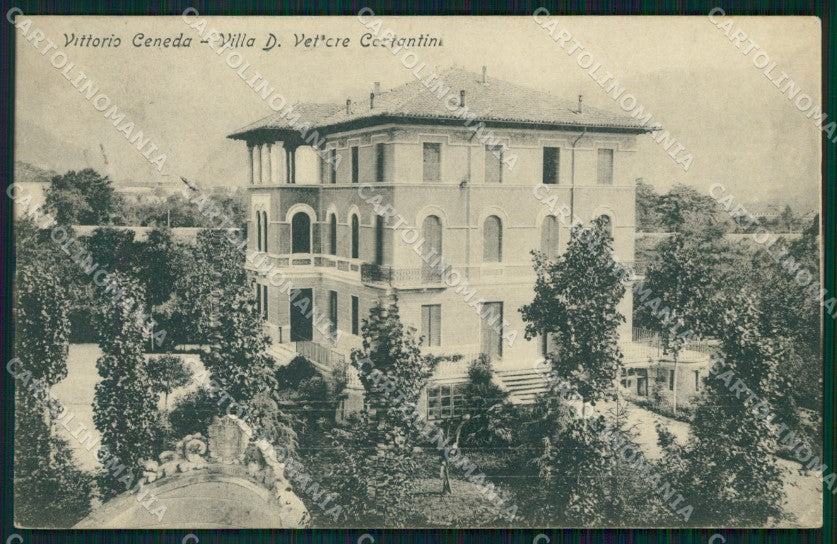 Treviso Vittorio Veneto Ceneda Villa Costantini cartolina VK3620 – fronte