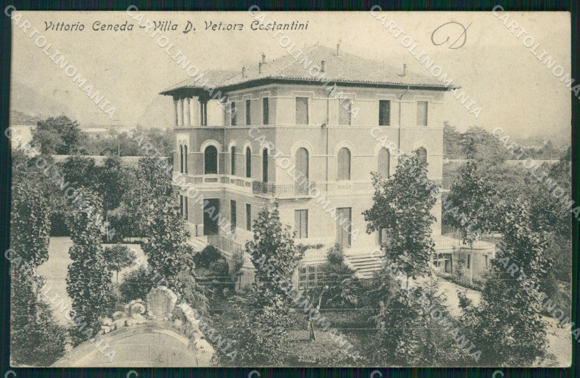 Treviso Vittorio Veneto Ceneda Villa Costantini cartolina VK3621 – fronte