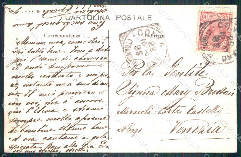 Treviso Vittorio Veneto Ceneda Villa Costantini cartolina VK3621 – retro