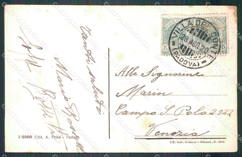 Padova Villa del Conte Villa Martini cartolina VK3624 – retro