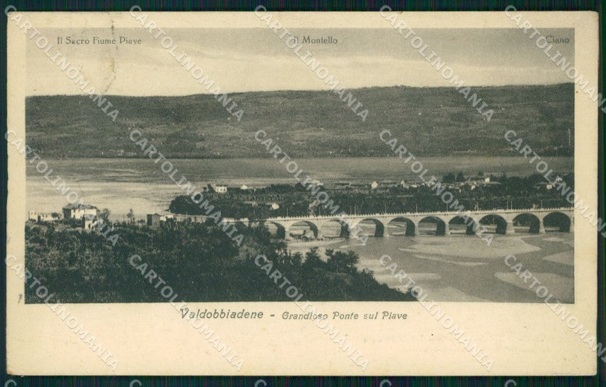 Treviso Valdobbiadene Ponte sul Piave cartolina VK3626 – fronte