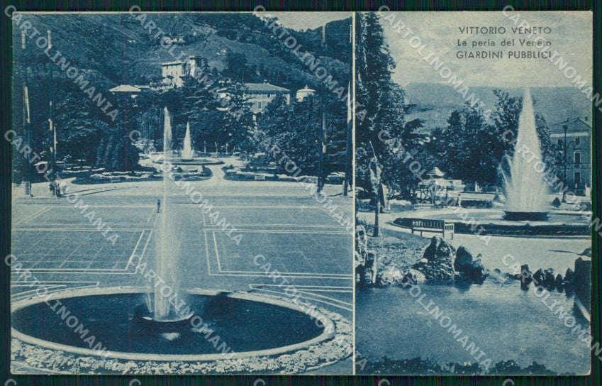 Treviso Vittorio Veneto Giardini Pubblici cartolina VK3638 – fronte