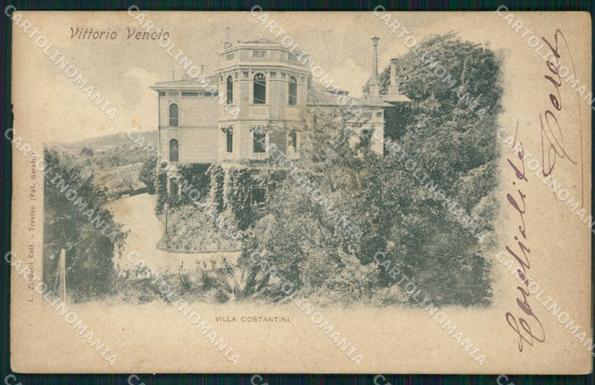 Treviso Vittorio Veneto Villa Costantini cartolina VK3639 – fronte
