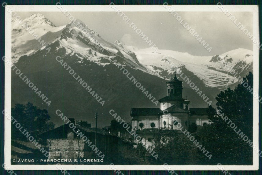 Torino Giaveno Parrocchia San Lorenzo Foto cartolina VK3676 – fronte