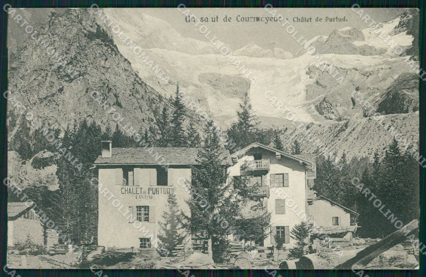 Aosta Courmayeur Chalet de Purtud cartolina VK3683 – fronte