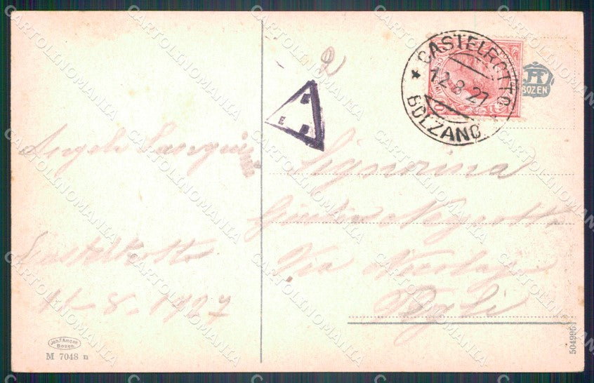 Bolzano Castelrotto Sciliar ABRASA cartolina VK3695 – retro