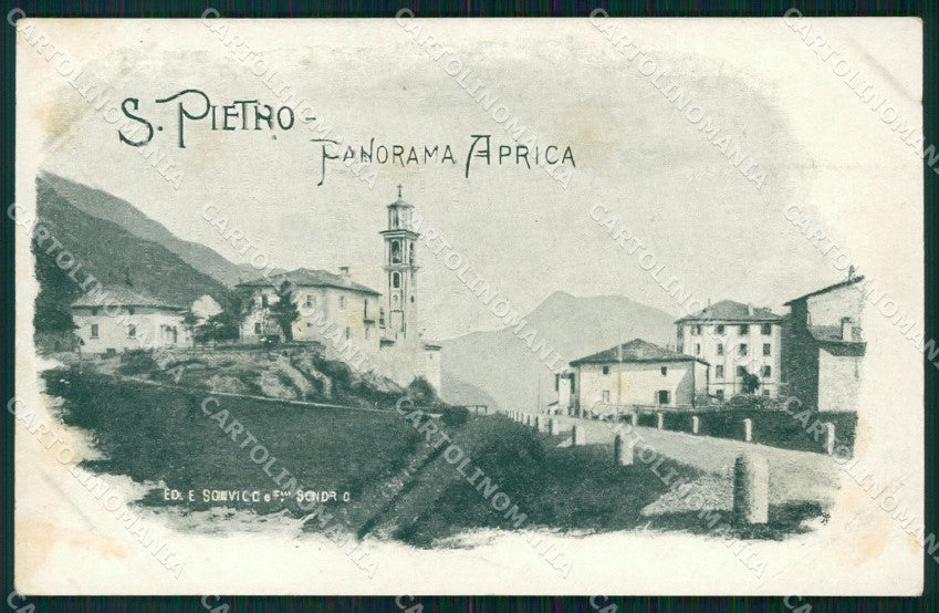 Brescia Corteno Golgi San Pietro Panorama Aprica cartolina VK3696 – fronte