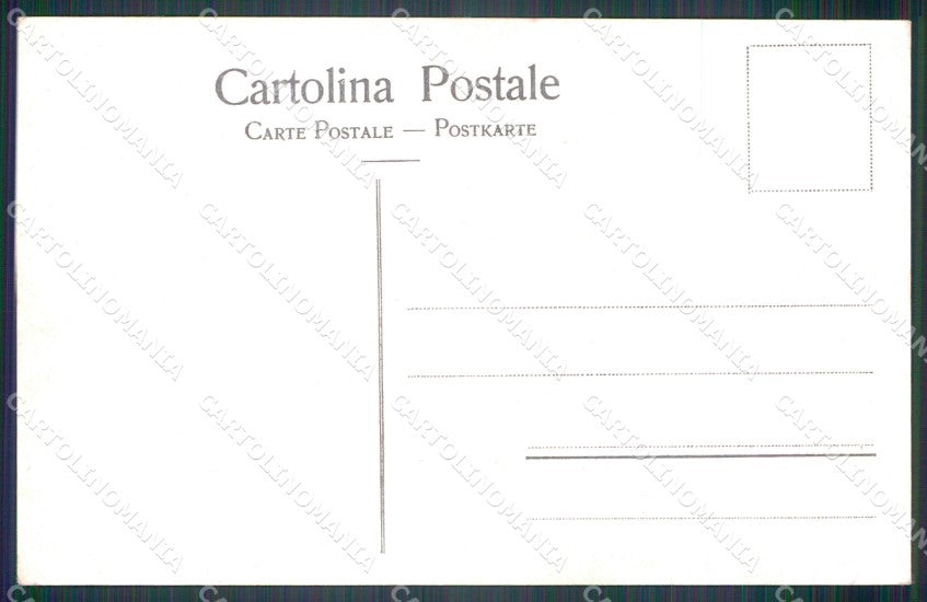 Genova città Piazza Corvetto Grand Hotel Tram cartolina VK3709 – retro