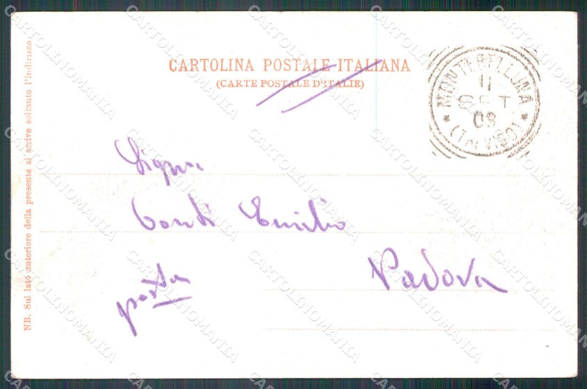 Treviso Montebelluna Biadene di Carrozza cartolina VK3720 – retro