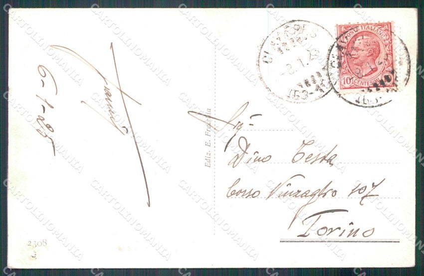 Torino Clavieres cartolina VK3721 – retro