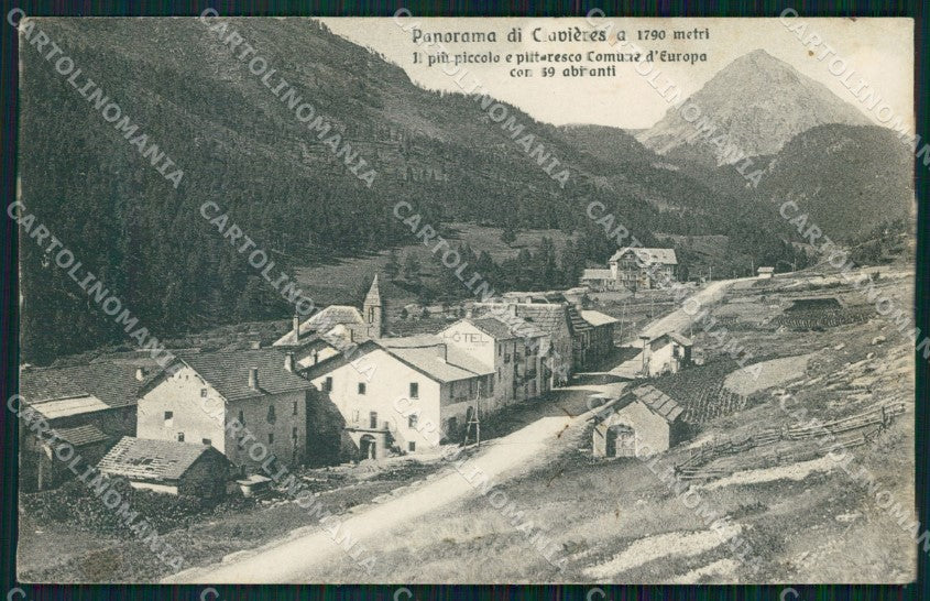 Torino Clavieres PIEGA cartolina VK3738 – fronte