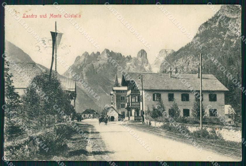 Bolzano Dobbiaco Landro Monte Cristallo cartolina VK3743 – fronte