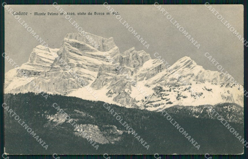 Belluno Cadore Monte Pelmo cartolina VK3750 – fronte