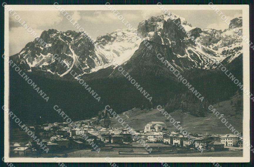 Belluno Comelico Superiore Padola Gruppo Ajarnola Foto cartolina VK3780 – fronte