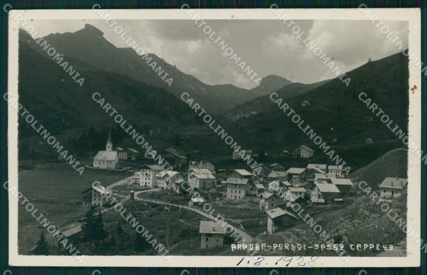 Belluno Arabba Pordoi Sasso Cappello Foto cartolina VK3788 – fronte