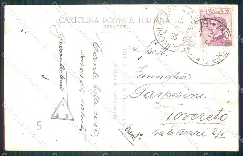 Belluno Arabba Pordoi Sasso Cappello Foto cartolina VK3788 – retro
