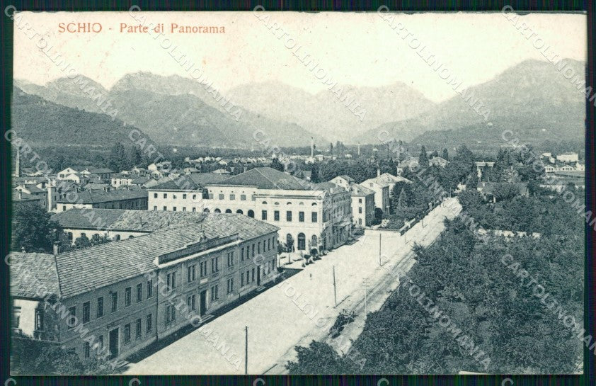 Vicenza Schio Panorama cartolina VK3790 – fronte