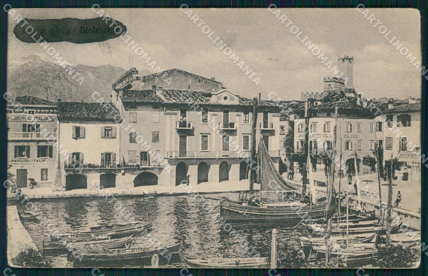 Verona Malcesine Lago di Garda Barche cartolina VK3791 – fronte