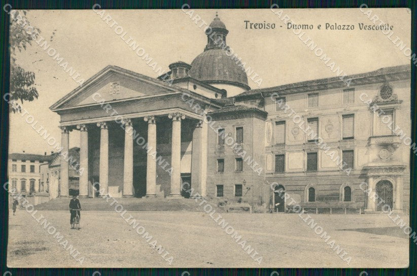 Treviso città Duomo Palazzo Vescovile cartolina VK3796 – fronte