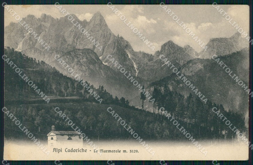 Belluno Cadore Le Marmarole cartolina VK3804 – fronte