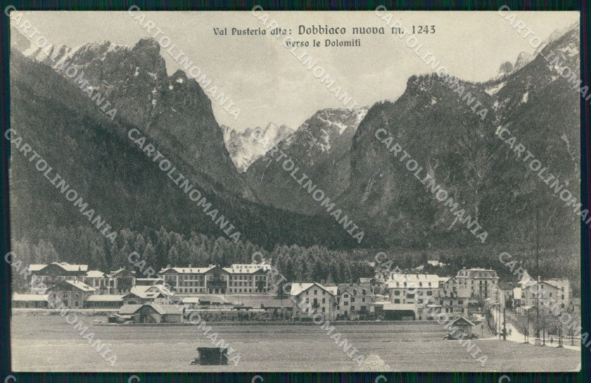 Bolzano Dobbiaco Val Pusteria Alta cartolina VK3824 – fronte