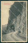 Belluno Strada delle Dolomiti Becco di Mezzodì RIPARATAcartolina VK3826 – fronte