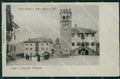 Belluno Pieve di Cadore Piazza Tiziano RIPARATA PIEGHE cartolina VK3837 – fronte