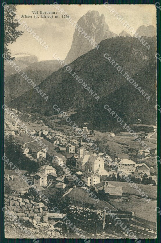 Bolzano Ortisei Val Gardena cartolina VK3853 – fronte