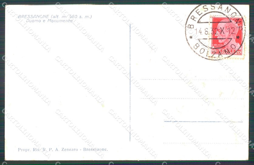 Bolzano Bressanone Duomo Foto cartolina VK3910 – retro