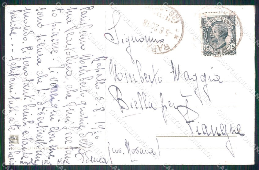 Genova Rapallo Hotel Savoia cartolina VK3929 – retro