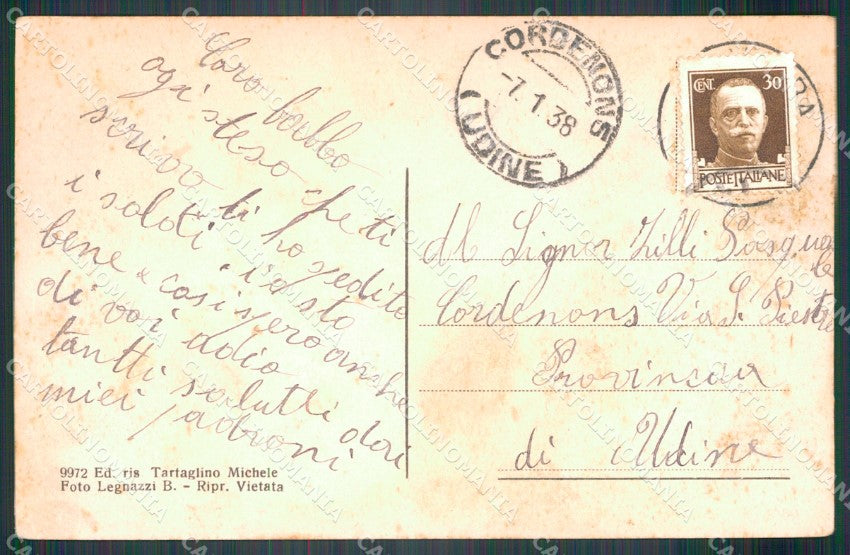 Torino Rivalba Panorama da Levante cartolina VK3936 – retro