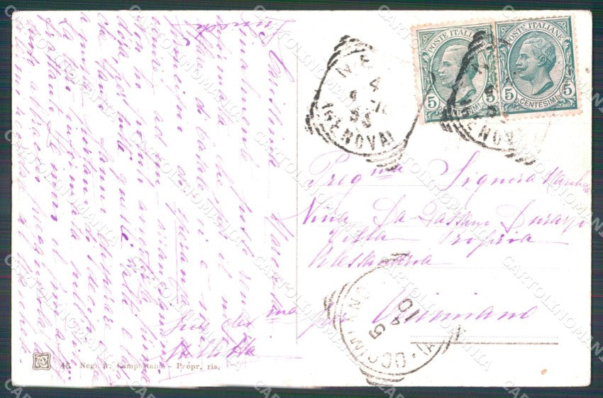 Svizzera Canton Vallese Zermatt Cervino cartolina VK3947 – retro