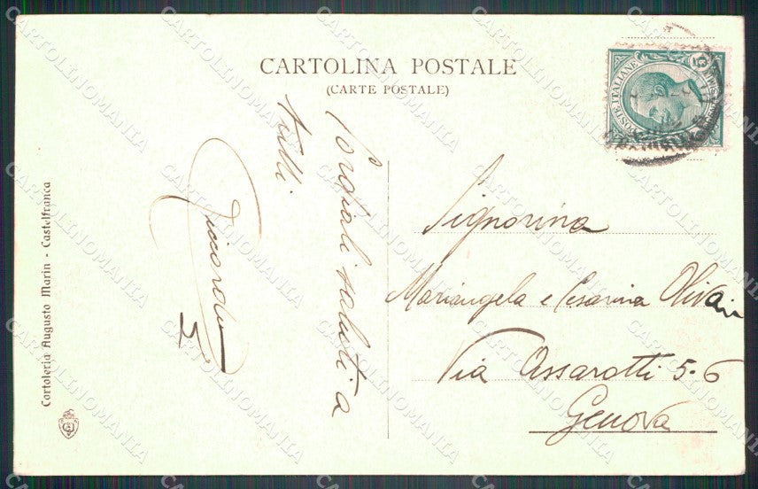 Treviso Castelfranco Veneto Corso Vittorio Emanuele cartolina VK3949 – retro