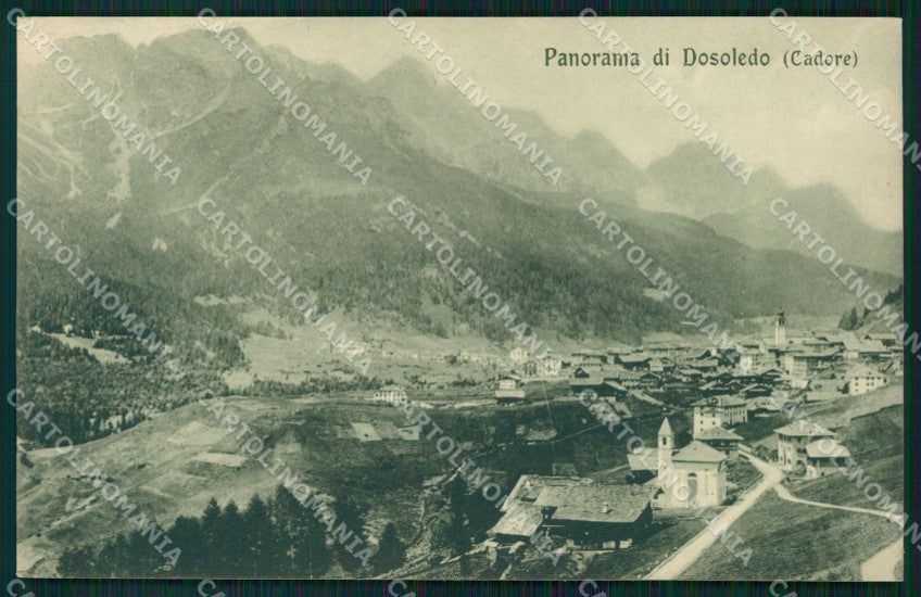 Belluno Comelico Superiore Dosoledo cartolina VK3953 – fronte