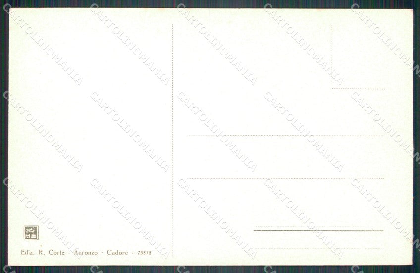 Belluno Comelico Superiore Dosoledo cartolina VK3953 – retro