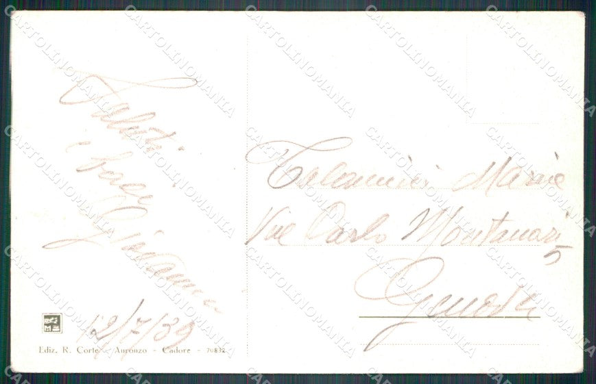 Belluno Comelico Superiore Padola cartolina VK3970 – retro
