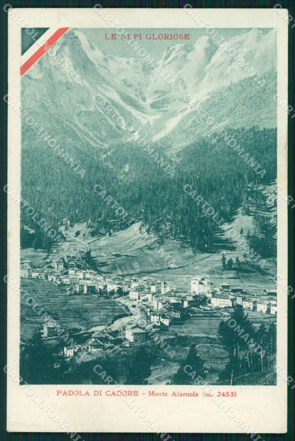 Belluno Comelico Superiore Padola di Cadore cartolina VK3973 – fronte