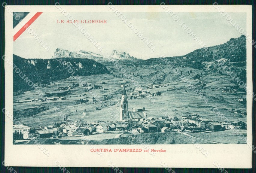 Belluno Cortina d'Ampezzo Nuvolao cartolina VK3976 – fronte