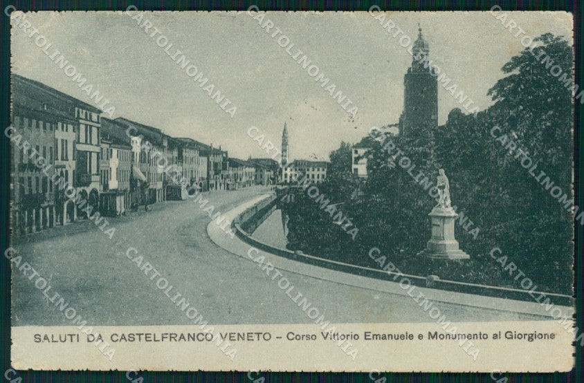 Treviso Castelfranco Veneto Corso Vittorio Emanuele cartolina VK3993 – fronte