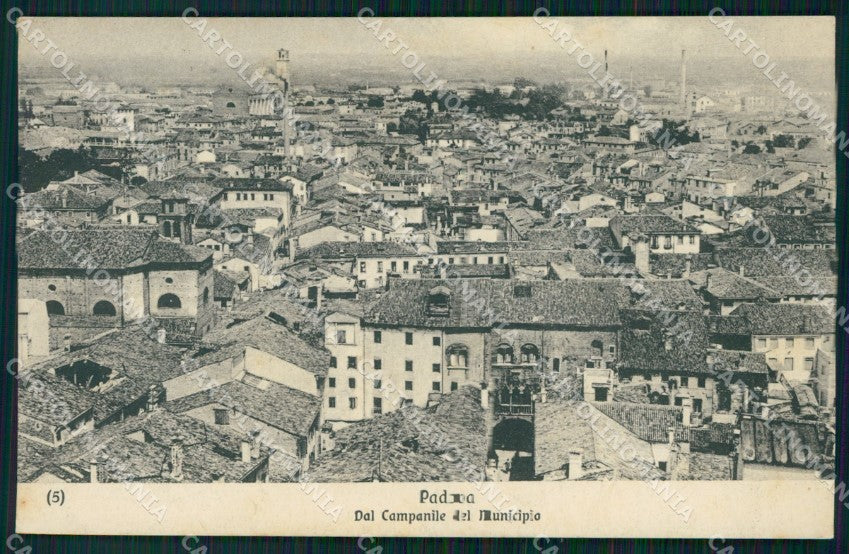Padova città Companile del Municipio cartolina VK4002 – fronte