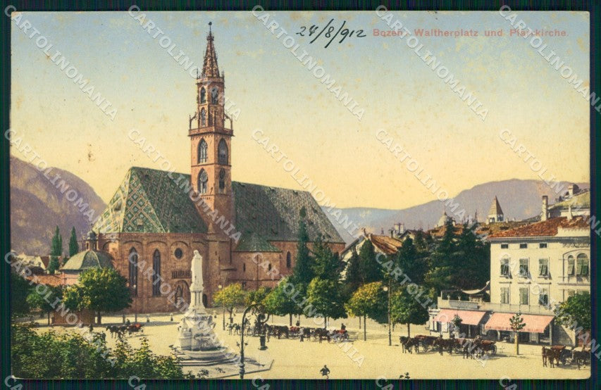 Bolzano città Carrozze cartolina VK4024 – fronte